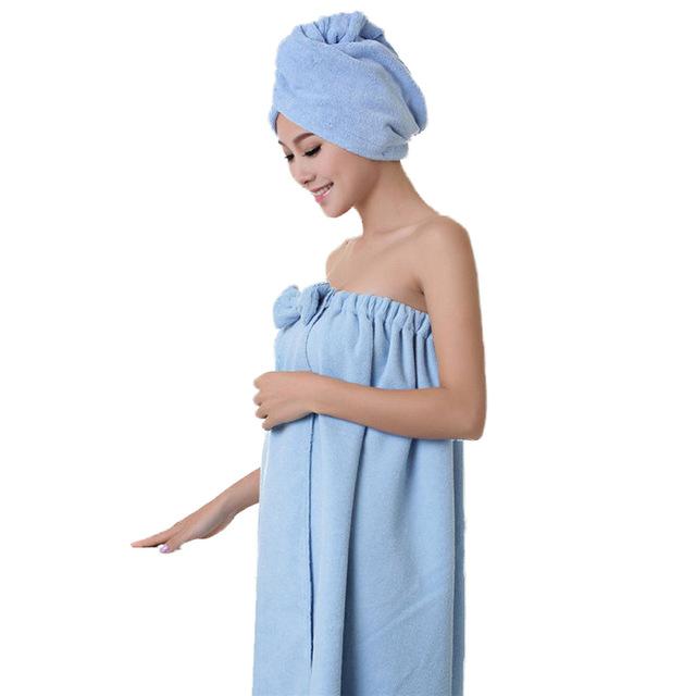 2018 New Japanese-style Cute Soft Microfiber Magic Absorbent Dry Spa Bath Towel Beach Bathrobe Towels For Women Girls TB Sale