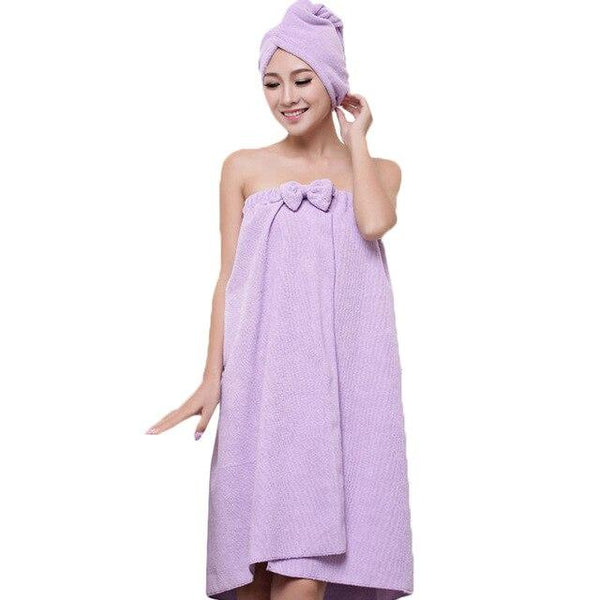 2018 New Japanese-style Cute Soft Microfiber Magic Absorbent Dry Spa Bath Towel Beach Bathrobe Towels For Women Girls TB Sale