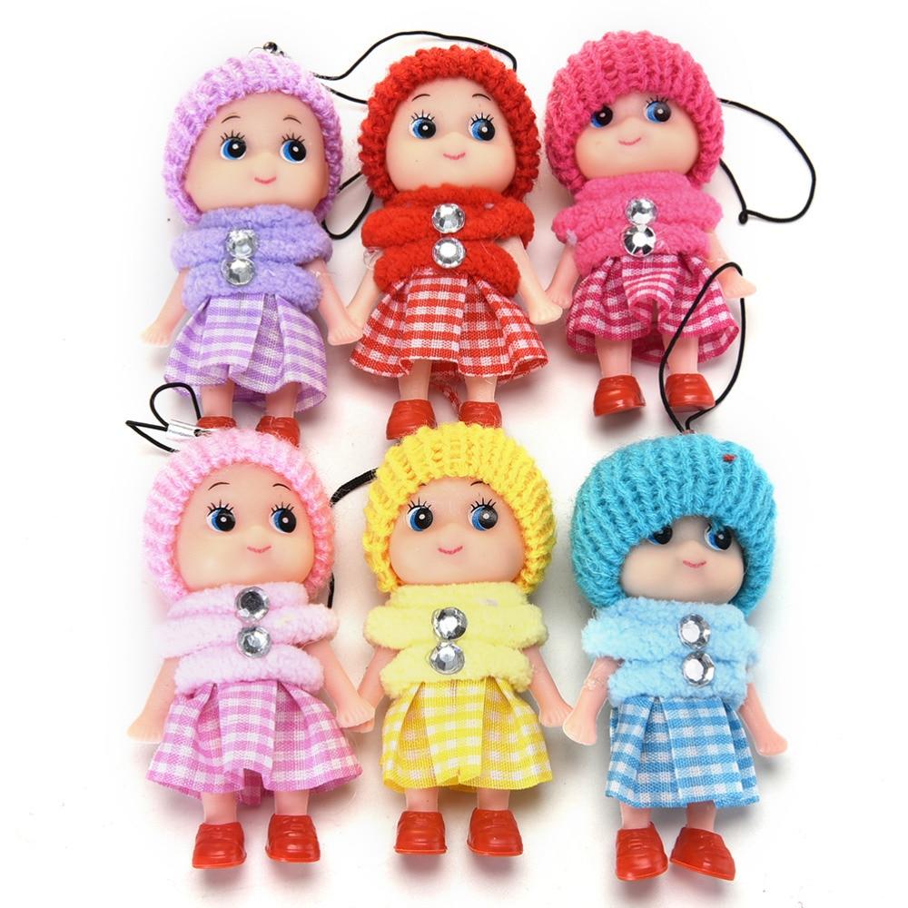 2018 Mini Doll For Girls Colors Random Babies Children Kids Toys Soft Interactive Baby Dolls Toy