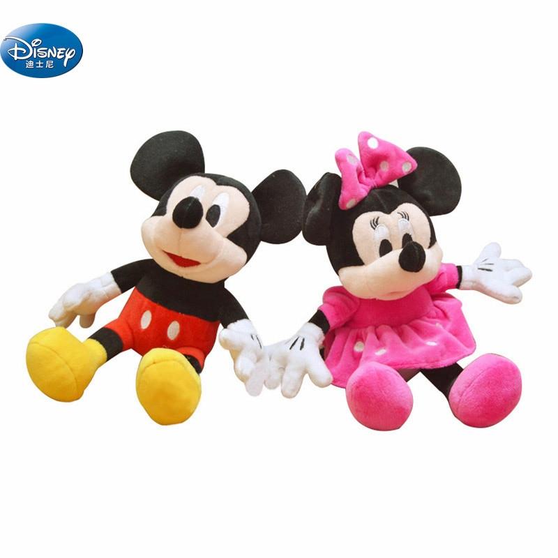 29 cm Mickey Mouse& Minnie Plush Toys Disney cute Soft Stuffed Dolls Animal Pillow For Kids Gift