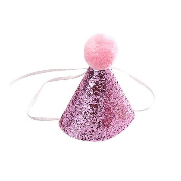 HOT Pet Dog Cat Birthday Party Hat Bowknot Cosplay Cute Bow Tie Headwear Sequin Design Cap Pets Accessories Christmas Santa Hats