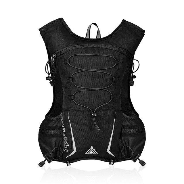 Anmeilu 5L Running Backpack Waterproof Sports Bag Outdoor Trail Running Gym Bag Hydration Vest Mochila Pack Fitness Accessories