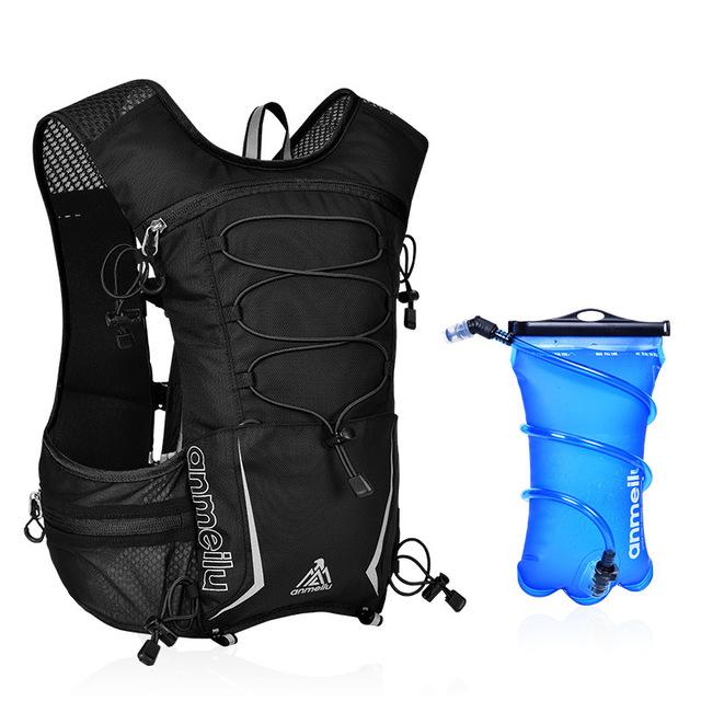 Anmeilu 5L Running Backpack Waterproof Sports Bag Outdoor Trail Running Gym Bag Hydration Vest Mochila Pack Fitness Accessories