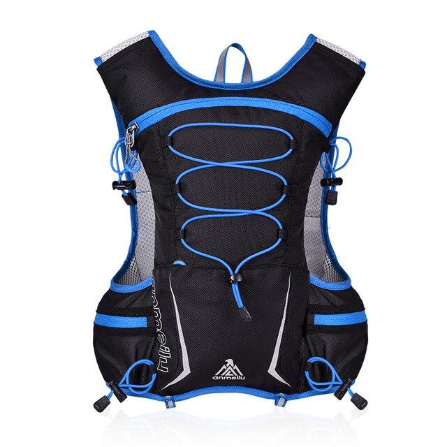 Anmeilu 5L Running Backpack Waterproof Sports Bag Outdoor Trail Running Gym Bag Hydration Vest Mochila Pack Fitness Accessories