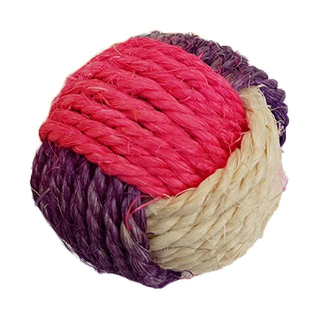 Cat Ball Toy Funny Interactive Cat Pet Toys Play Chewing Rattle Scratch Catch Pet Kitten Cat Exercise Toy Balls 1Pc