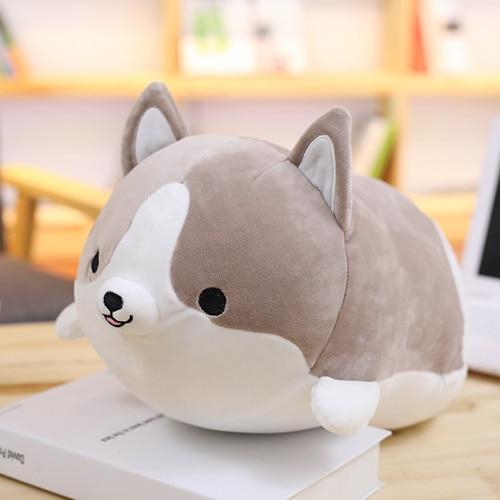 1pc 30-60cm Cute Corgi Dog Plush Toy Lovely Christmas Gift for Kids Stuffed Soft Animal Cartoon Pillow Kawaii Valentine Present
