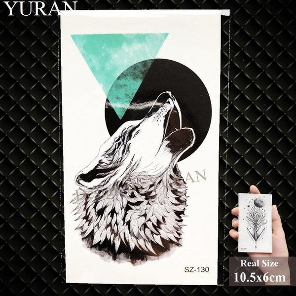 YURAN Women Sexy Arm Fake Black Tattoo Henna Mandala Flower Temporary Tattoo Girls Beauty Flora Waterproof Tatoos Indian Mehndi