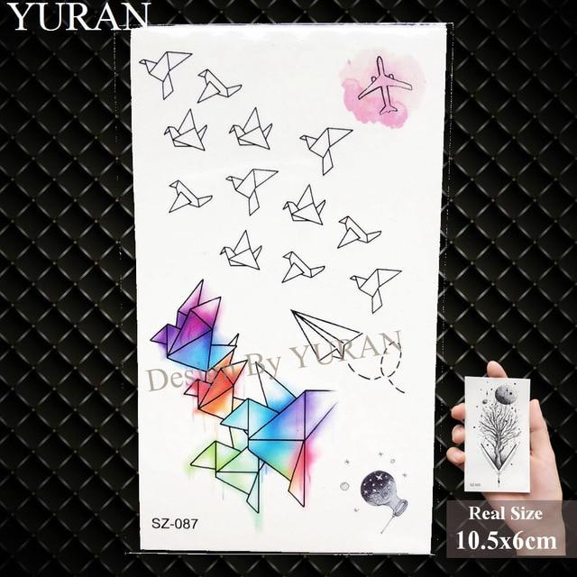 YURAN Women Sexy Arm Fake Black Tattoo Henna Mandala Flower Temporary Tattoo Girls Beauty Flora Waterproof Tatoos Indian Mehndi