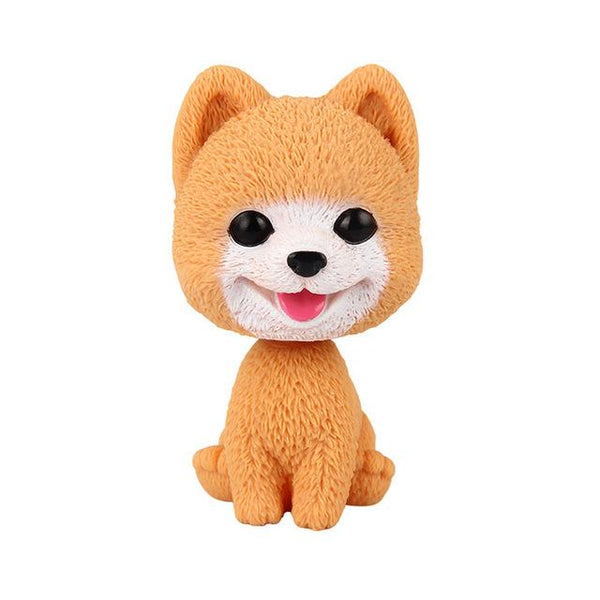 Car Ornament PVC Cute Shaking Head Dog Automobiles Interior Dashboard Swing Nodding Puppy Doll Decoration Ornaments Toys Gift