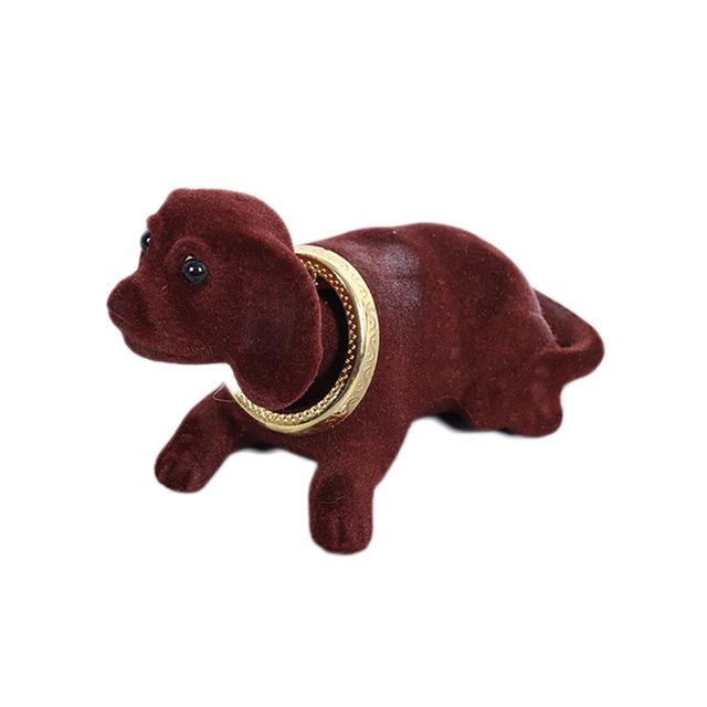 Car Ornaments Automobiles Dashboard Toys Shaking Head Dog Doll Cute Decoration Nodding Puppy Figures Auto Accessories Kids Gift