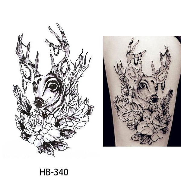 Glaryyears A Bit Big Arm Temporary Tattoo Sticker Sparrow Fake Tatoo Sleeve Flash Tatto Waterproof Body Art Women LC-734