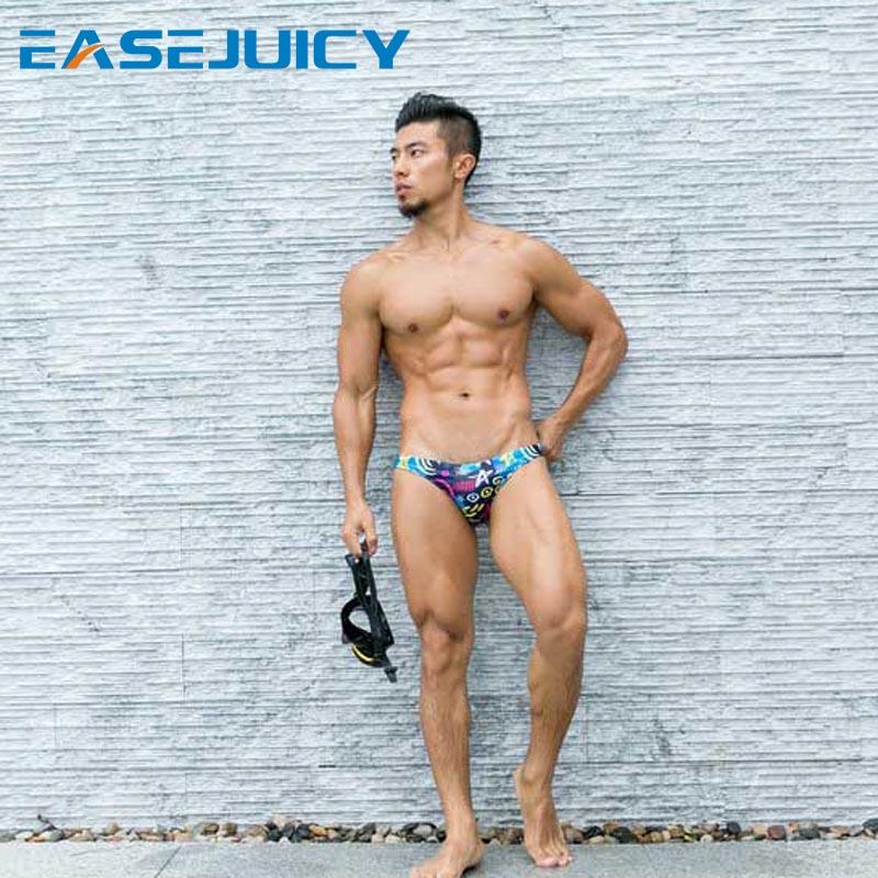 Summer Men's bathing suit bikini swimming trunks maillot de bain wear pool shorts boxers low waist briefs