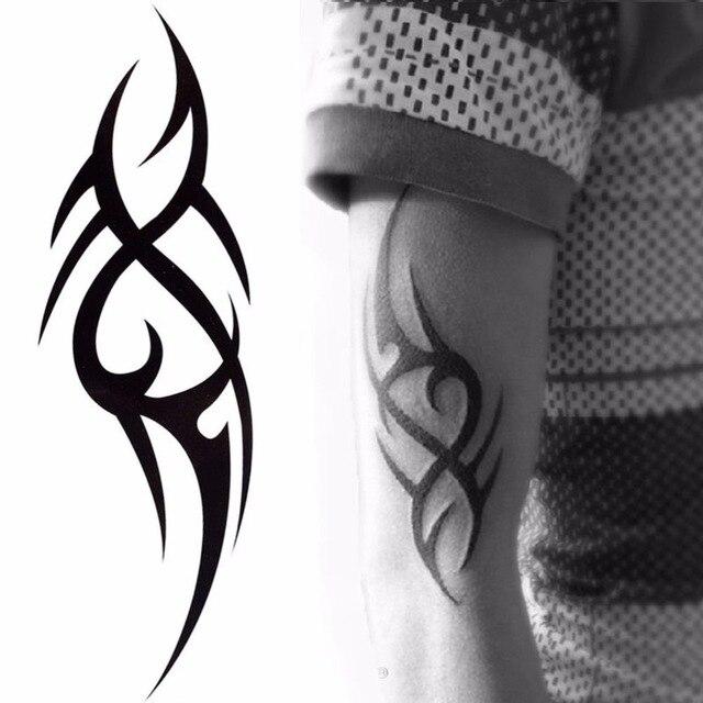 Sexy Black Cats Temporary Tattoo Body Art Arm Flash Tattoo Stickers 10.5*6cm Waterproof Fake Henna Painless Tatto Sticker