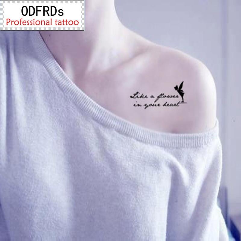 Waterproof temporary tattoo tatoo henna fake flash tattoo stickers Taty tatto Fairy characters SYA055
