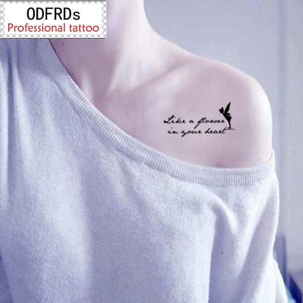 Waterproof temporary tattoo tatoo henna fake flash tattoo stickers Taty tatto Fairy characters SYA055