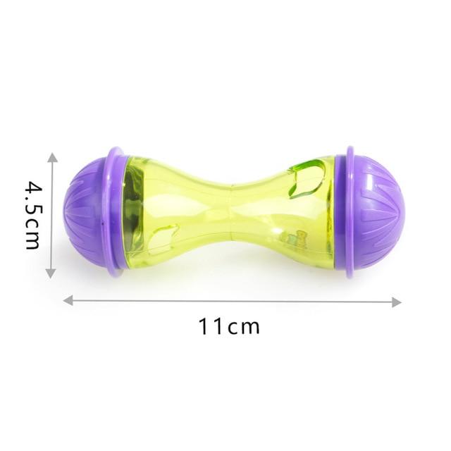 YVYOO Interactive Cat Toy IQ Treat Ball Smarter Pet Toys Food Ball Food Dispenser For Cats Playing Training Pet supplies D10