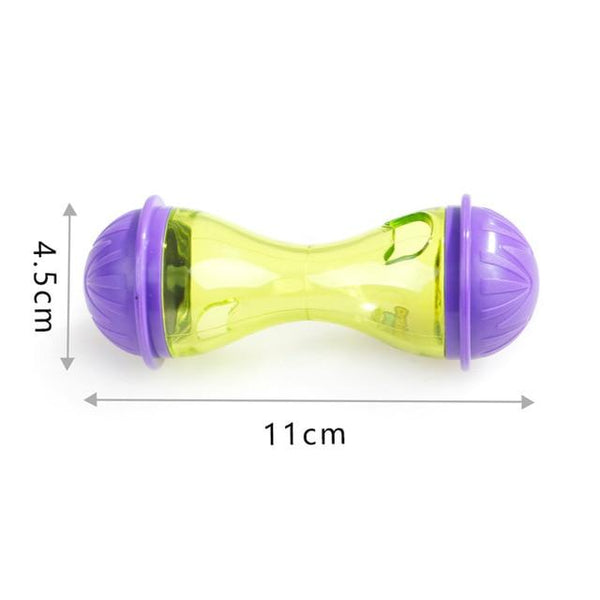 YVYOO Interactive Cat Toy IQ Treat Ball Smarter Pet Toys Food Ball Food Dispenser For Cats Playing Training Pet supplies D10