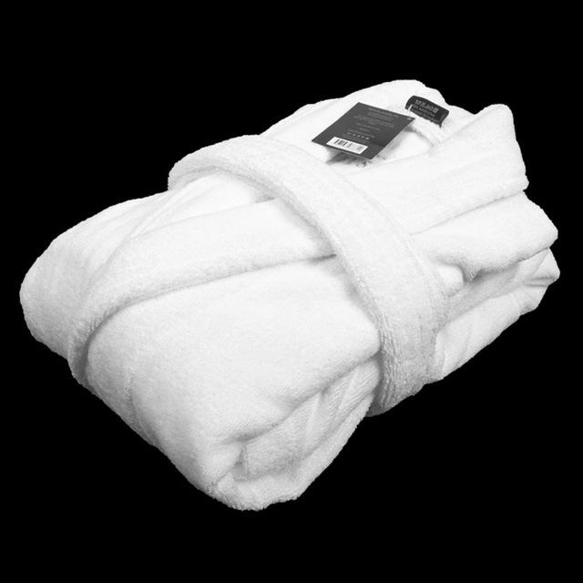 Cotton men bathrobe Men's robe thick long Towel fleece warm soft winter nightgown women nightdress ladies home hotel loves
