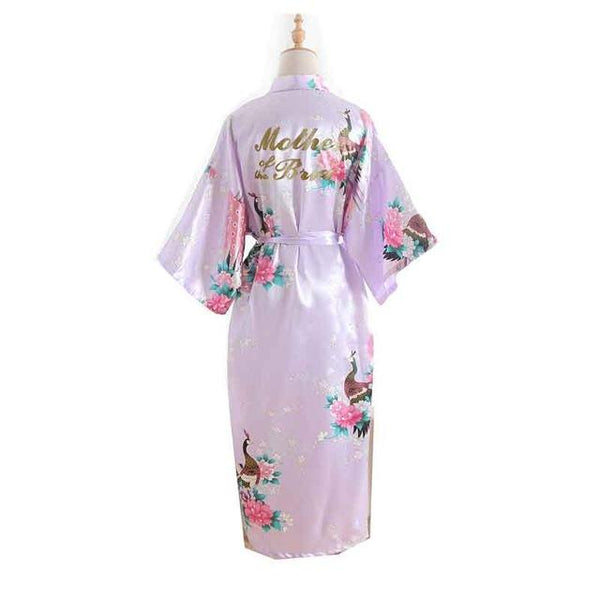 Silk Bridesmaid Bride Robe Maid Of Honor Robe Mother Of The Robes Women Satin Wedding Kimono Sexy Nightgown Dress Woman Bathrobe