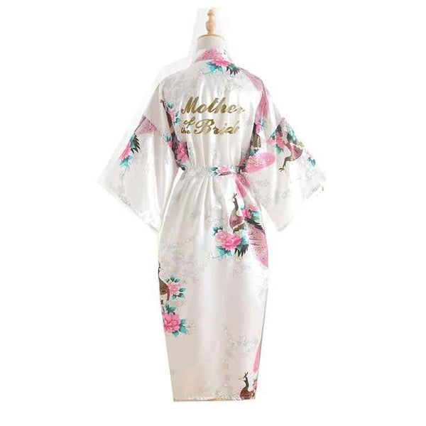 Silk Bridesmaid Bride Robe Maid Of Honor Robe Mother Of The Robes Women Satin Wedding Kimono Sexy Nightgown Dress Woman Bathrobe