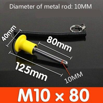 Fitness Equipment Accessories Belt Line Magnetic Bolt Counterweight Block Thumb Latch Pull Out Pin Strength Training Screw Bolt