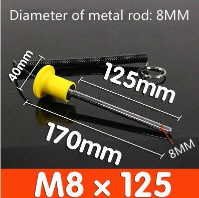 Fitness Equipment Accessories Belt Line Magnetic Bolt Counterweight Block Thumb Latch Pull Out Pin Strength Training Screw Bolt