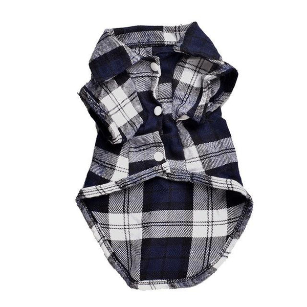 Plaid Cat Clothes Summer Fashion Cat Shirts Coat For Small Cats Shirt Clothing Puppy Kitten Outfits Pet Dog Clothes