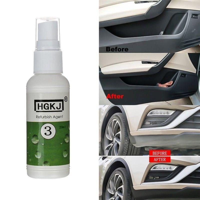 1PC 20ml Car Cleaning Interior Leather Seat Maintenance Refurbisher Care Leather Shoes Auto Window cleaner Car Accessories