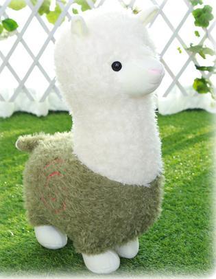 Lovely 28cm Cartoon Alpaca Plush Doll Toy Fabric Sheep Soft Stuffed Animal Plush Llama Yamma Birthday Gift for Baby Kid Children