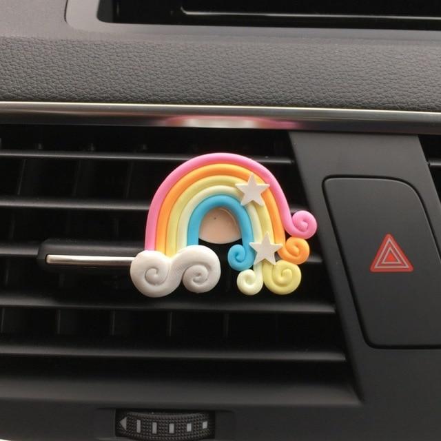 Car Air Freshener Cute Air Outlet Ornament for Lady/girl Auto Perfume Car Accessory Car-styling Solid Fragrance 9449 7801