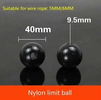 Steel Wire Accessories Gym Fitness Equipment Wire Rope Joints Anaerobic Exercise Metal Limit Ball Hollow Screw Terminals Gasket