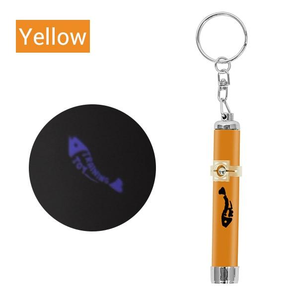 NICREW Portable Creative Funny Pet Cat Toy Training Tool Cat LED Pointer Pen Interactive Toy With Bright Footprints Fish Mice