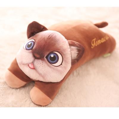 Drop shipping 3D Printing Cute cat doll cat plush toy plush doll girl sleeping pillow gift toys