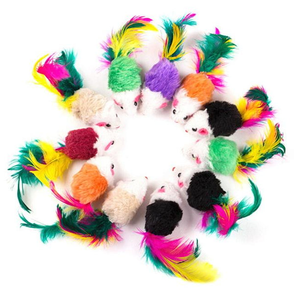 10 Pcs Cat toys False Mouse Interactive Mini Funny Animal Playing Toys For Cats Kitten