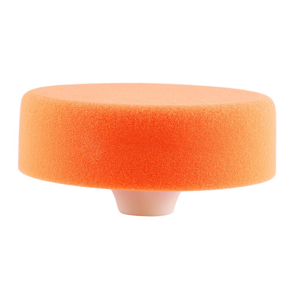 1Pc 6"(15cm) Sponge Polishing Buffing Waxing Pad Wheel For Car Polisher Buffer Orange Polishing Buffing Car Polisher Accessories