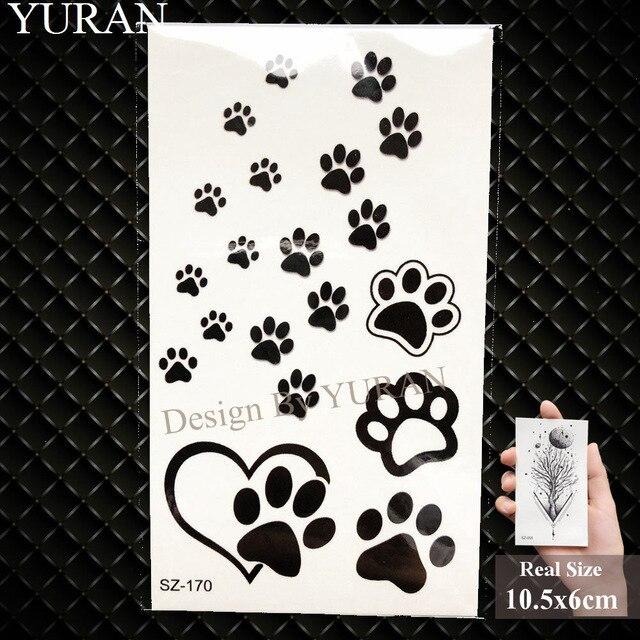 YURAN Black Iceberg Temporary Tattoo Stickers Mountain Arm Art Men Fake Tatoos Triangle Women Rivers Land Water Transfer Tattoo