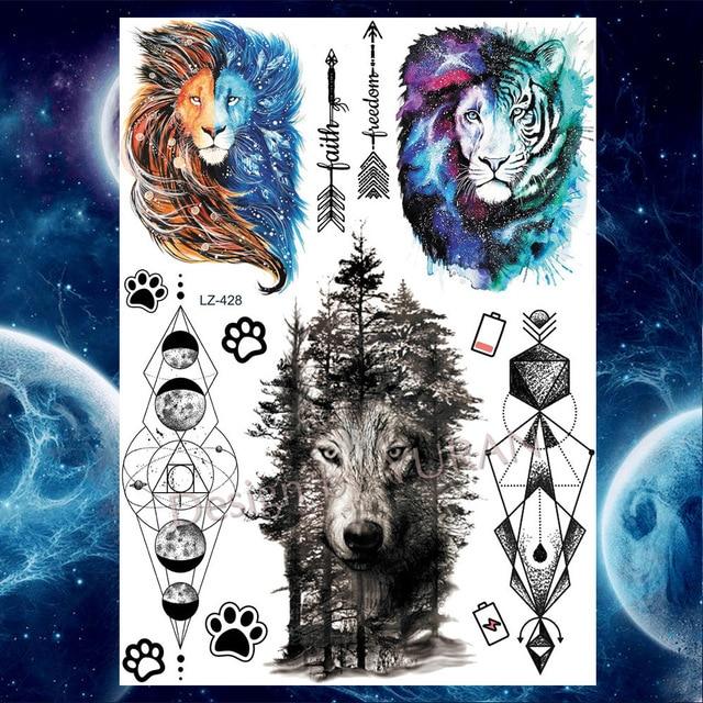 Roses Waterproof Temporary Tattoo Stickers Women Dating Makeup Back Art Tattoo Paste 21x15CM Large Body Arm Chest Tatoo Wall