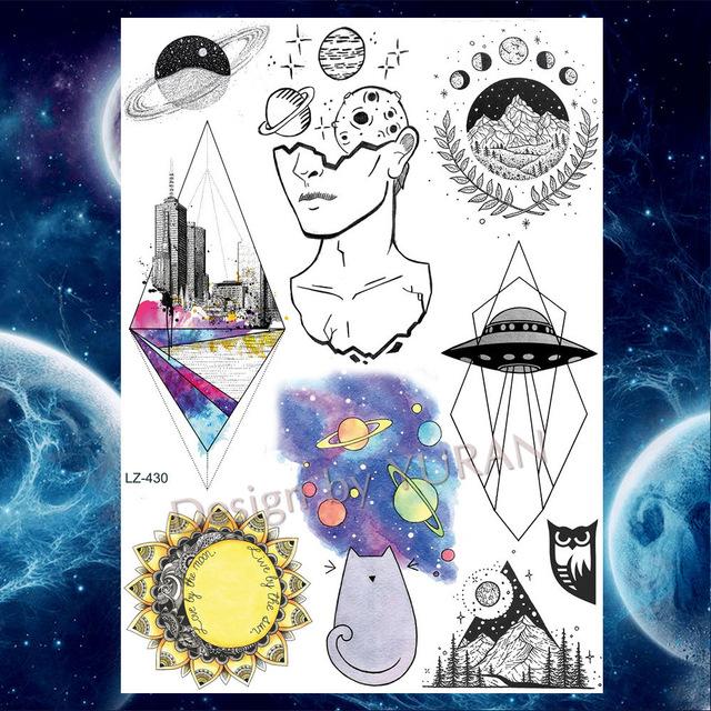 Roses Waterproof Temporary Tattoo Stickers Women Dating Makeup Back Art Tattoo Paste 21x15CM Large Body Arm Chest Tatoo Wall