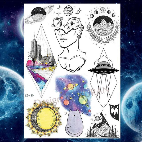 Roses Waterproof Temporary Tattoo Stickers Women Dating Makeup Back Art Tattoo Paste 21x15CM Large Body Arm Chest Tatoo Wall