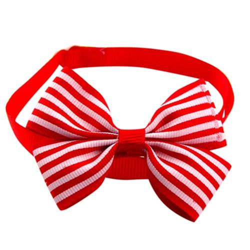 Fashion Cute Dog Puppy Cat Kitten Pet Toy Kid Bow Tie Necktie Clothes decoration Pet Dog Puppy Cat Bowtie adjustable Stripe