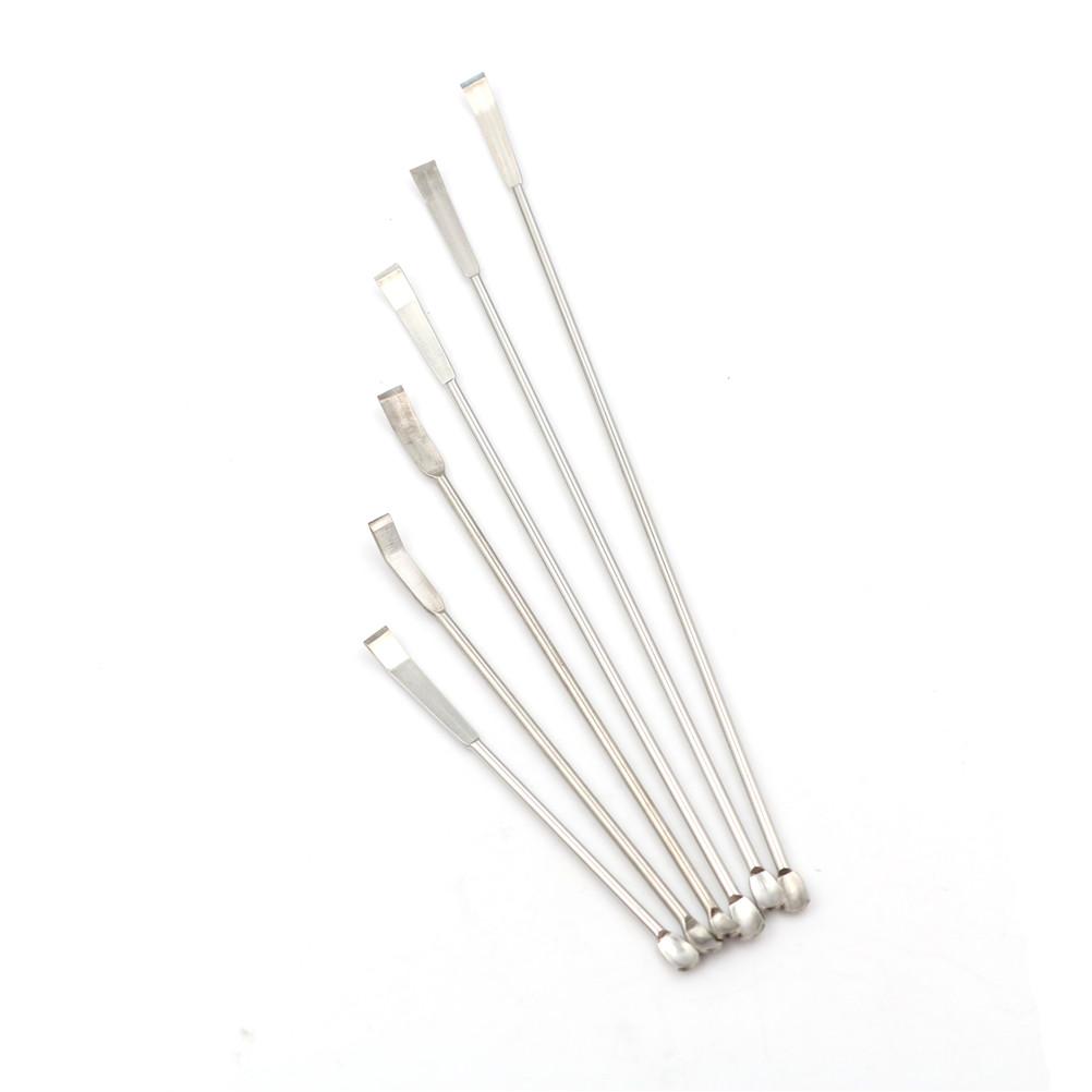 10cm-22cm Pharmacy Lab Use Stainless Steel Medicinal Spoon Spatula Shovel Head Experiment