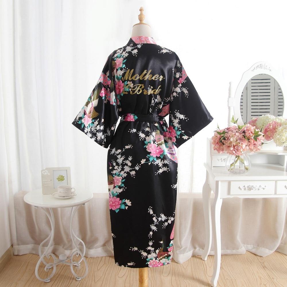 Mother Of The Bride Robes Maid of Honor Bridesmaid Robe New Satin Wedding Personalized Matching Bathrobe Sexy Floral Gift Robe