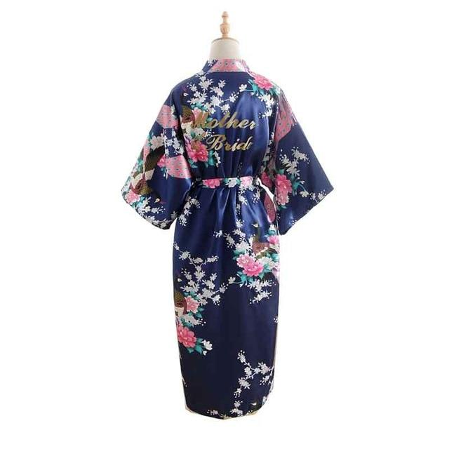 Mother Of The Bride Robes Maid of Honor Bridesmaid Robe New Satin Wedding Personalized Matching Bathrobe Sexy Floral Gift Robe