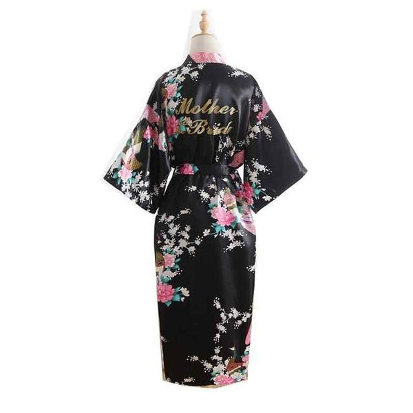 Mother Of The Bride Robes Maid of Honor Bridesmaid Robe New Satin Wedding Personalized Matching Bathrobe Sexy Floral Gift Robe