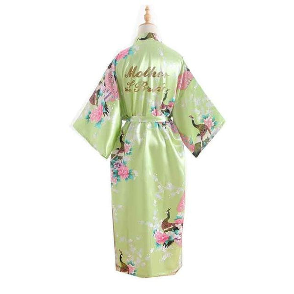 Mother Of The Bride Robes Maid of Honor Bridesmaid Robe New Satin Wedding Personalized Matching Bathrobe Sexy Floral Gift Robe