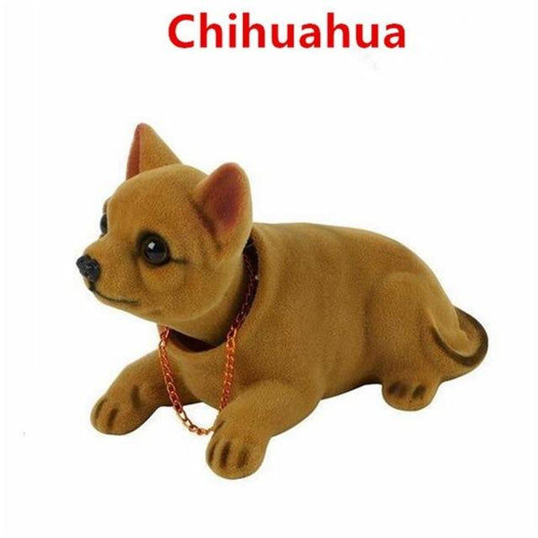 Car Ornaments Nodding Dog Auto Dashboard Shaking Head Dog Car Styling Bobblehead Dog Dash Toy Rocking Head Dog Car Accessories