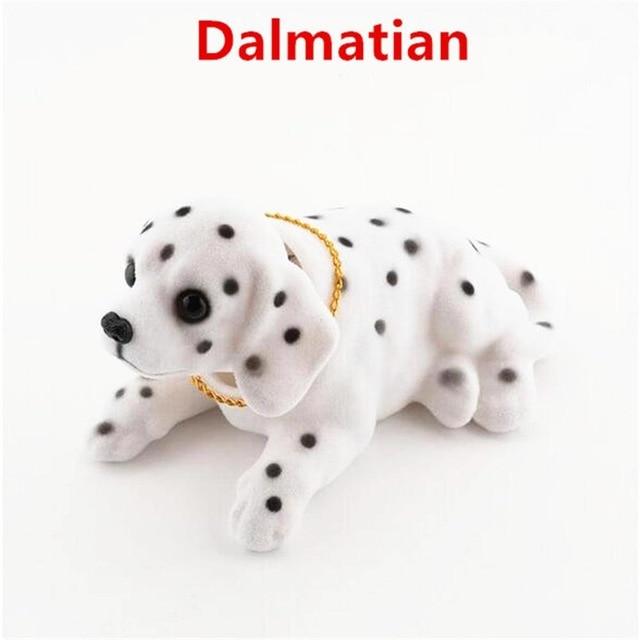 Car Ornaments Nodding Dog Auto Dashboard Shaking Head Dog Car Styling Bobblehead Dog Dash Toy Rocking Head Dog Car Accessories