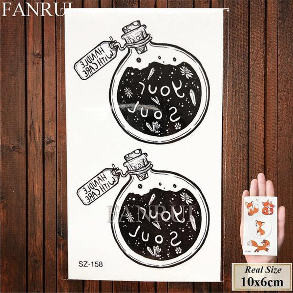 Tiger Face Design Women Tattoos Temporary Body Art Water Transfer Tatoos Fake Animals Men Ankle Sexy Arm Tattoo Makeup Tips
