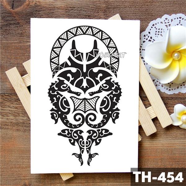Tiger Skull Leopard dragon Waterproof Temporary Tattoo Sticker Wolf Animals Tattoos Body Art Arm Hand men Fake Tatoo