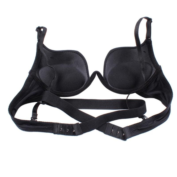 Women bra Low Cut Women Sexy Push Up Bra Backless Convertible Seamless Bra